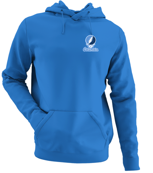 Columbia Stealie Premium Unisex Hoodie — Design: Columbia University — Heather Royal