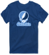 Columbia Stealie Premium Unisex T-Shirt — Design: Columbia University — Navy