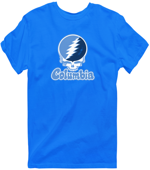 Columbia Stealie Premium Unisex T-Shirt — Design: Columbia University — Royal