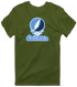 Columbia Stealie Premium Unisex T-Shirt — Design: Columbia University — Military Green