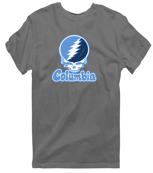 Columbia Stealie Premium Unisex T-Shirt — Design: Columbia University — Charcoal