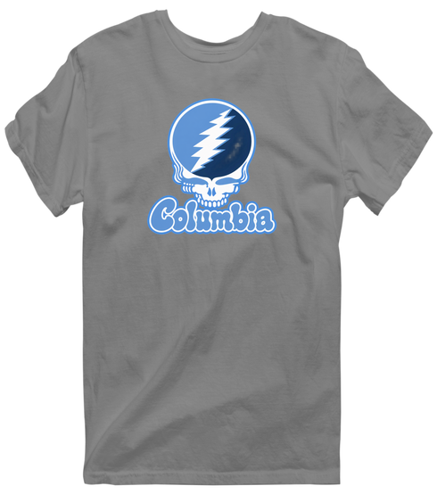 Columbia Stealie Premium Unisex T-Shirt — Design: Columbia University — Dark Heather