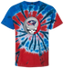 Columbus Blue Jackets Stealie Tie-Dye T-Shirt