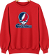 Columbus Stealie Premium Unisex Crewneck — Design: Columbus State University — Red