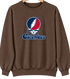 Columbus Stealie Premium Unisex Crewneck — Design: Columbus State University — Brown