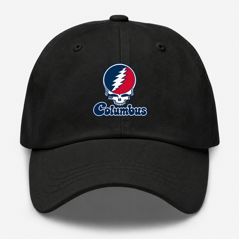 Columbus Stealie Premium Unisex Dad Hat — Design: Columbus State University — Black