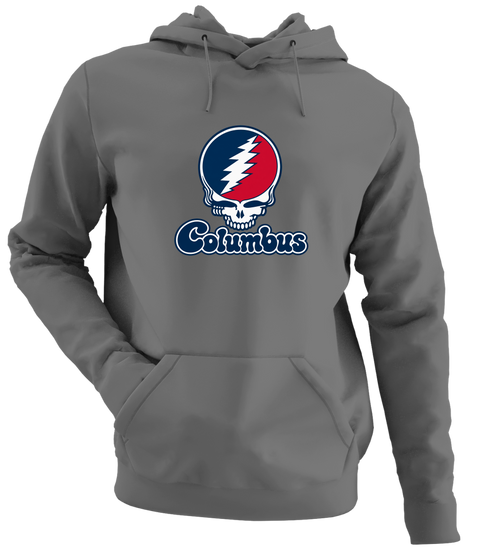 Columbus Stealie Premium Unisex Hoodie — Design: Columbus State University — Charcoal
