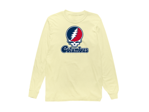 Columbus Stealie Premium Unisex Long-Sleeve — Design: Columbus State University — Butter