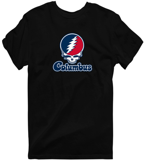 Columbus Stealie Premium Unisex T-Shirt — Design: Columbus State University — Black