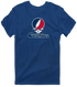 Columbus Stealie Premium Unisex T-Shirt — Design: Columbus State University — Navy