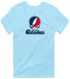Columbus Stealie Premium Unisex T-Shirt — Design: Columbus State University — Light Blue