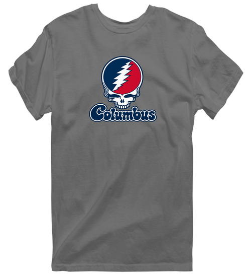Columbus Stealie Premium Unisex T-Shirt — Design: Columbus State University — Charcoal