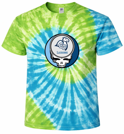 Connecticut College Lacrosse Stealie Tie-Dye T-Shirt
