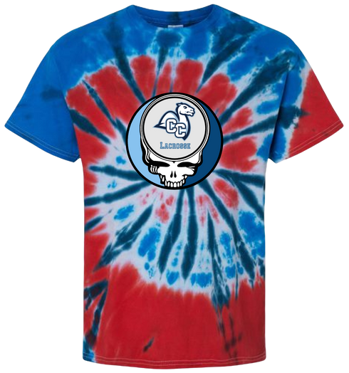 Connecticut College Lacrosse Stealie Tie-Dye T-Shirt