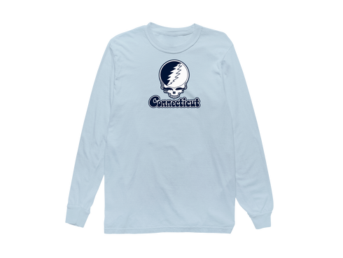Connecticut Stealie Premium Unisex Long-Sleeve — Design: Connecticut University of — Chambray