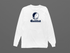 Connecticut Stealie Premium Unisex Long-Sleeve — Design: Connecticut University of — White
