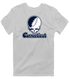 Connecticut Stealie Premium Unisex T-Shirt — Design: Connecticut University of — Sport Grey