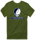Connecticut Stealie Premium Unisex T-Shirt — Design: Connecticut University of — Military Green