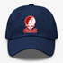 Cornell Stealie Premium Unisex Dad Hat — Design: Cornell University — Navy