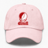 Cornell Stealie Premium Unisex Dad Hat — Design: Cornell University — Pink