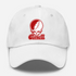 Cornell Stealie Premium Unisex Dad Hat — Design: Cornell University — White