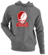Cornell Stealie Premium Unisex Hoodie — Design: Cornell University — Charcoal