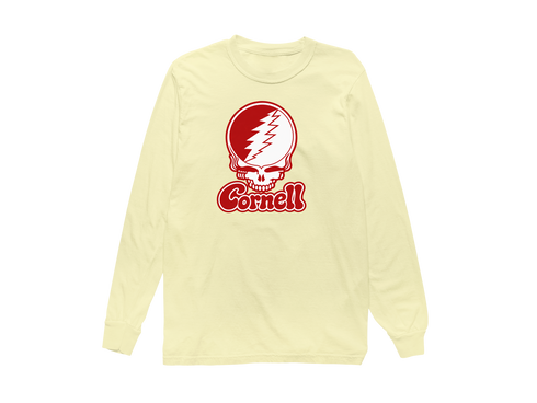 Cornell Stealie Premium Unisex Long-Sleeve — Design: Cornell University — Butter