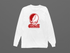 Cornell Stealie Premium Unisex Long-Sleeve — Design: Cornell University — White