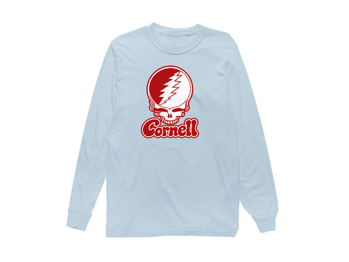 Cornell Stealie Premium Unisex Long-Sleeve — Design: Cornell University — Chambray