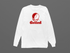 Cortland State Stealie Premium Unisex Long-Sleeve — Design: Cortland State University — White