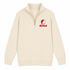 Cortland State Stealie Premium Unisex Quarter-Zip — Design: Cortland State University — Sand