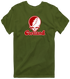 Cortland State Stealie Premium Unisex T-Shirt — Design: Cortland State University — Military Green