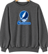 Creighton Stealie Premium Unisex Crewneck — Design: Creighton University — Dark Heather