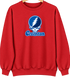 Creighton Stealie Premium Unisex Crewneck — Design: Creighton University — Red