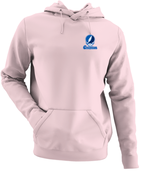 Creighton Stealie Premium Unisex Hoodie — Design: Creighton University — Light Pink