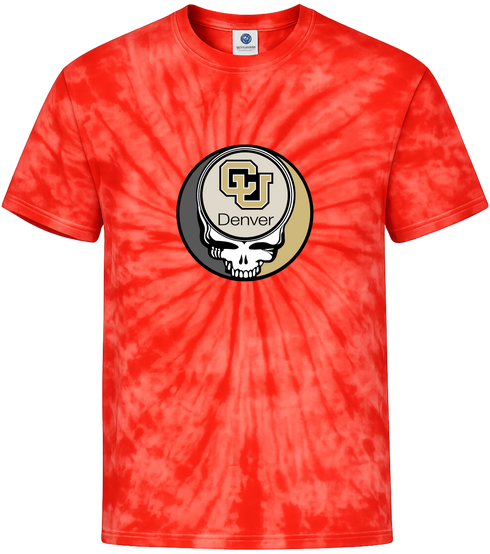 University of Colorado Denver Stealie Tie-Dye T-Shirt