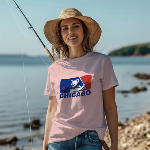 Grateful Dead - Chicago Cubs MLB Logo T-Shirt - StealieShop