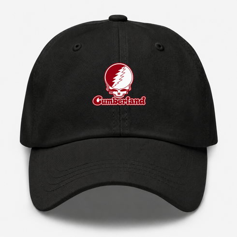 Cumberland Stealie Premium Unisex Dad Hat — Design: Cumberland University — Black
