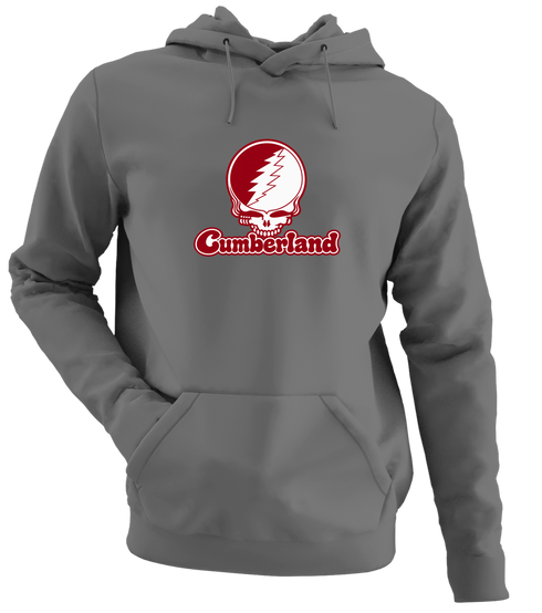 Cumberland Stealie Premium Unisex Hoodie — Design: Cumberland University — Charcoal