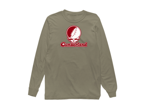 Cumberland Stealie Premium Unisex Long-Sleeve — Design: Cumberland University — Sandstone