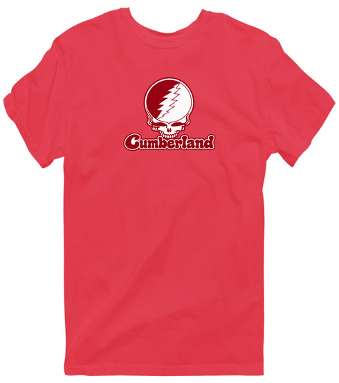Cumberland Stealie Premium Unisex T-Shirt — Design: Cumberland University — Heather Red
