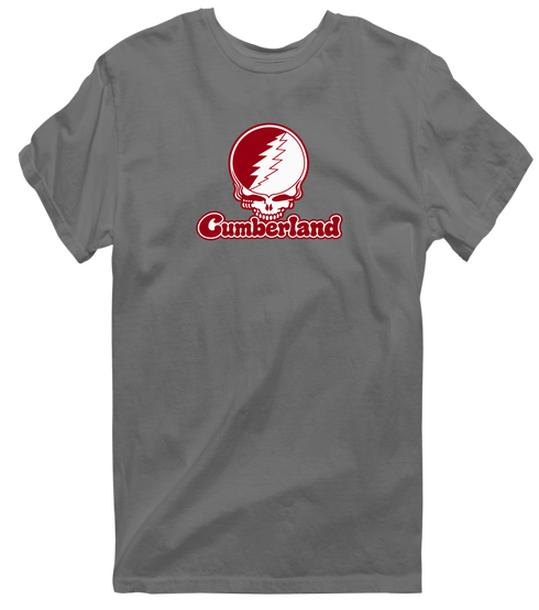 Cumberland Stealie Premium Unisex T-Shirt — Design: Cumberland University — Charcoal