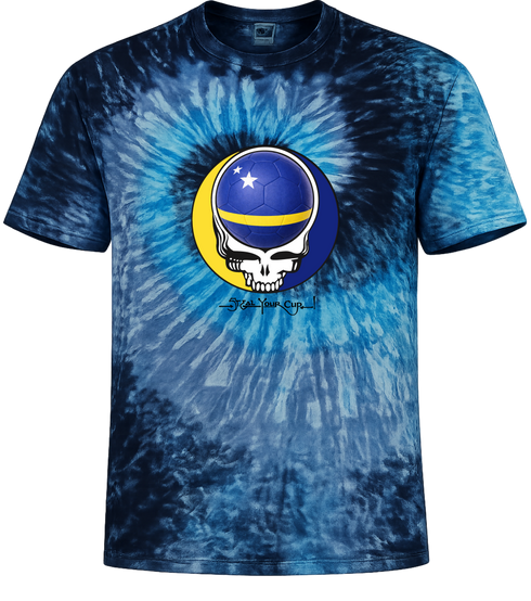 Curacao FIFA World Cup Stealie Tie-Dye T-Shirt