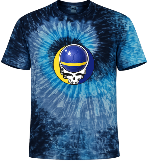 Curacao FIFA World Cup Stealie Tie-Dye T-Shirt