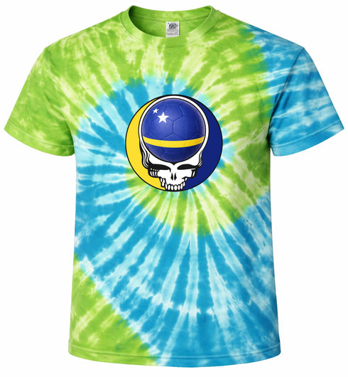Curacao FIFA World Cup Stealie Tie-Dye T-Shirt