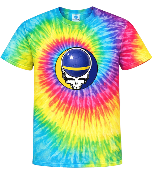Curacao FIFA World Cup Stealie Tie-Dye T-Shirt