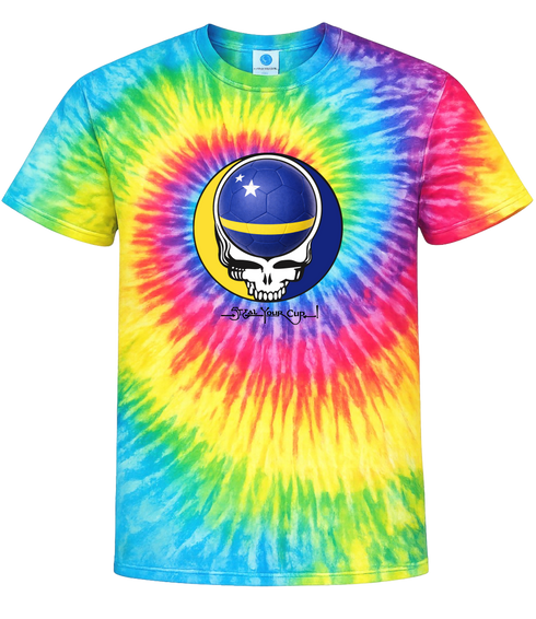 Curacao FIFA World Cup Stealie Tie-Dye T-Shirt