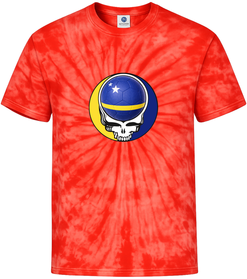 Curacao FIFA World Cup Stealie Tie-Dye T-Shirt