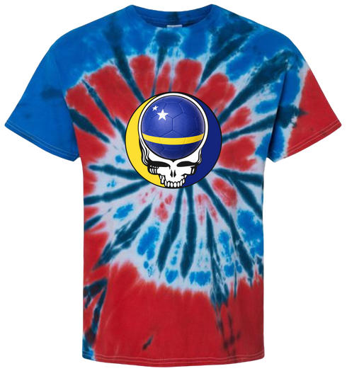 Curacao FIFA World Cup Stealie Tie-Dye T-Shirt