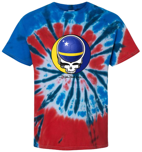 Curacao FIFA World Cup Stealie Tie-Dye T-Shirt